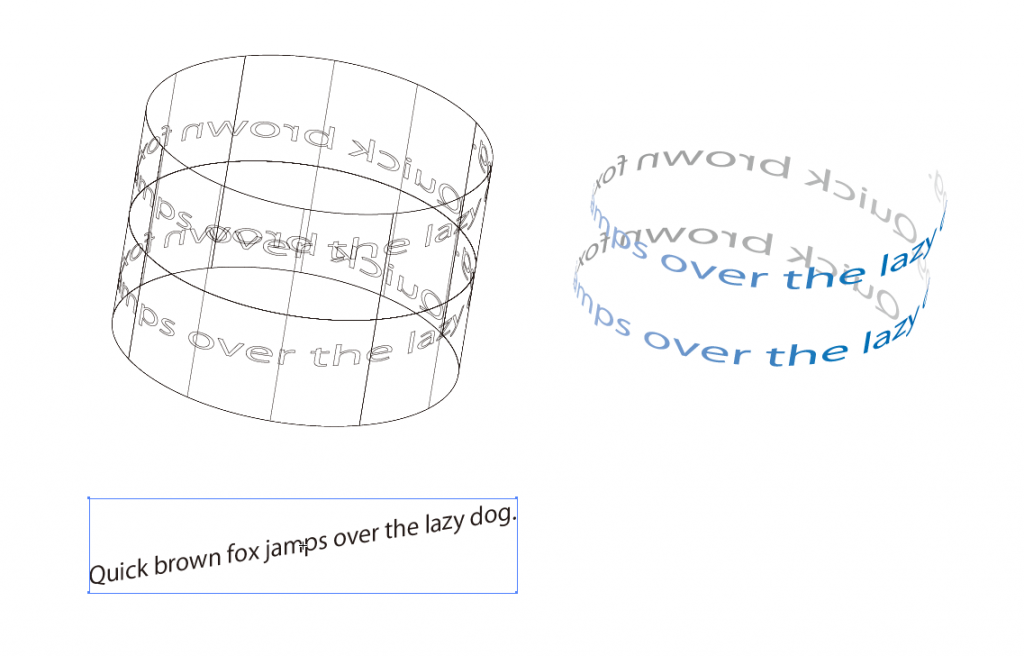 Illustratorで立体的にループになったテキストの作成方法 Automation Skill